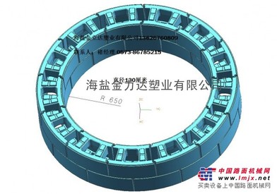 市省道圆形窨井空心砖井壁砖塑料模具