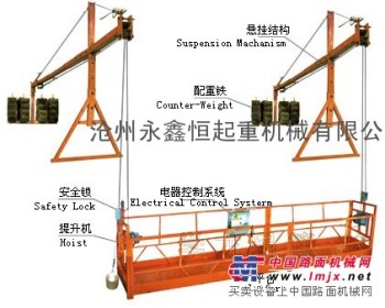 沧州供应永鑫恒zlp630型电动吊篮