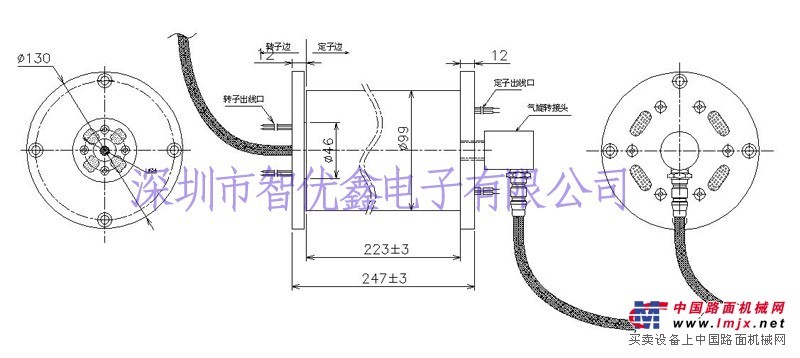 供应电气滑环，气电混合滑环