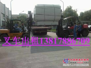 上海杨浦区叉车出租复旦大学吊车出租机器移位进场