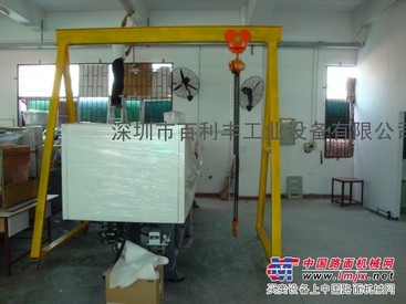 供应定做单梁龙门吊，模具吊架，手拉葫芦龙门吊