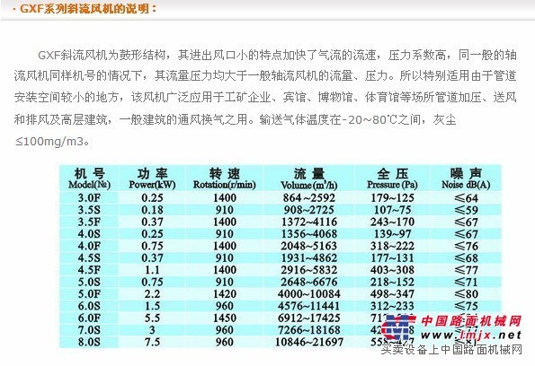 供应 GXF型斜流通风机,九洲普惠风机,浙江九州风机