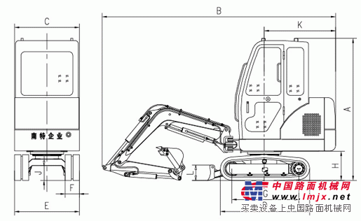 南特微型挖掘機