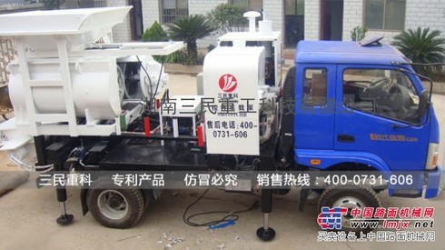 供应搅拌拖泵|混凝土地泵，民建房好设备