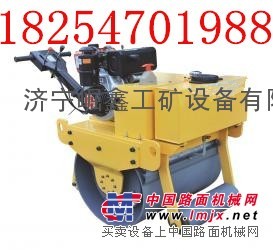 山东厂家专业推荐手扶单轮汽油压路机 单钢压路机 小型压路机