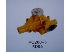 供应小松PC200-5挖机6D95发动机水泵