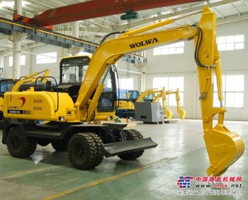 供应沃尔华DLS880-9A 7.2吨轮式挖掘机