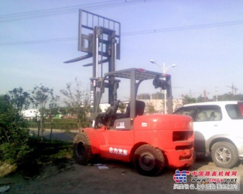 上海批发堆高4米二手5吨合力杭州TCM9成新柴油叉车