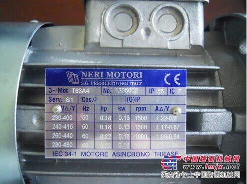 NERI供电刹车电机/NERI-T50A2-0.06kw 