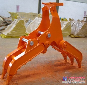 厂家订做6-10T机型挖掘机机械式抓木器