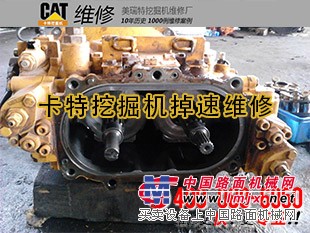  重慶卡特彼勒340DL挖掘機發動機燒機油故障