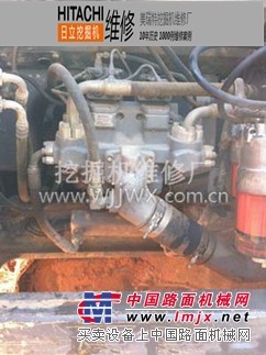  重庆日立ZX225US挖掘机液压泵吸不上油或无压力的原因