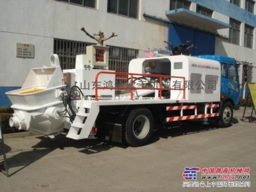 车载泵，混凝土车载泵，车载式混凝土输送泵