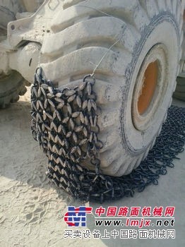 厂家促销铲车轮胎防滑链 赠送安装光盘	