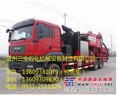 油田专用压裂车|油田专用压裂车价格/兰州三全石化机械