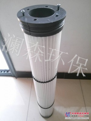 中聯重科攪拌站倉頂除塵器濾芯 PU端蓋濾筒 防靜電覆膜處理