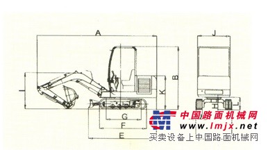 山工小型挖掘机