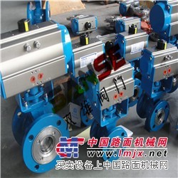 供应VQ647H气动法兰V型球阀