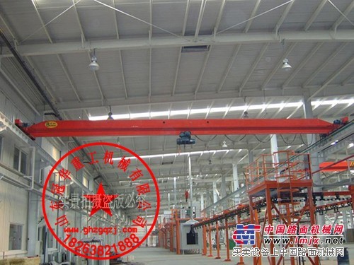冠華重工機械公司惠的防爆電動單梁起重機出售——電動葫蘆單梁起重機價格