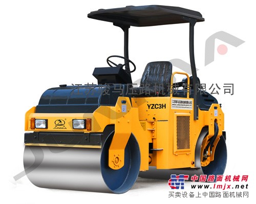 江苏骏马供应YZC3H全液压双钢轮振动压路机