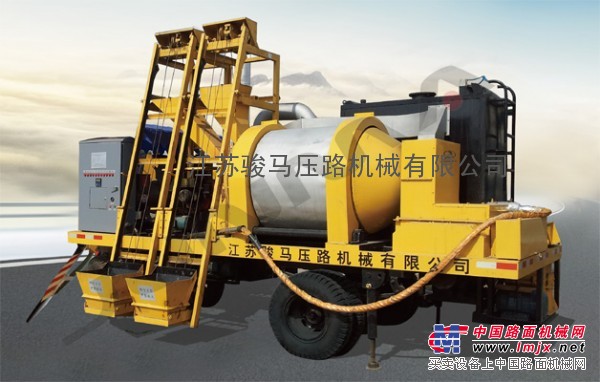 JQS-150A间歇强制搅拌双层滚筒沥青混合料再生机