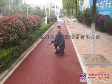 彩色沥青全国专车配、彩色沥青路面