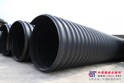 鹤壁HDPE钢带增强管 大量出售物超所值的钢带增强缠绕管