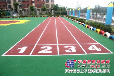 蘇州幼兒園橡膠跑道施工廠家（橡膠安全地墊）