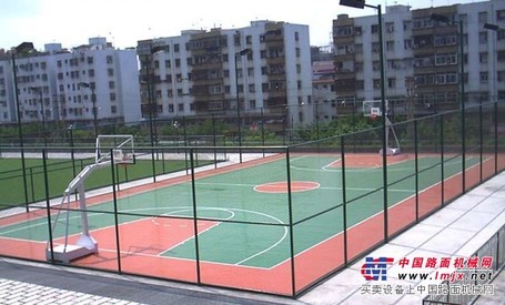 无锡宜兴塑胶篮球场施工厂家|做一片球场的价格