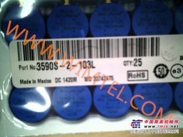 BOURNS电位器3590S系列公司推荐|无锡3590S-2-103L