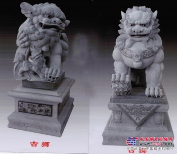 泉州石狮风水摆件：口碑好的石狮风水摆件由惠安旭宏园林古建提供