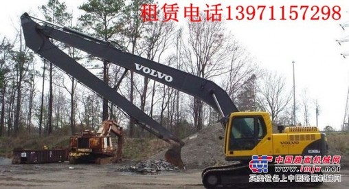 湖北武汉打拔桩机、加长臂挖掘机出租