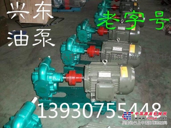 吉林公主岭KCB齿轮油泵/高粘度泵/重油泵/沥青泵/泊头油泵
