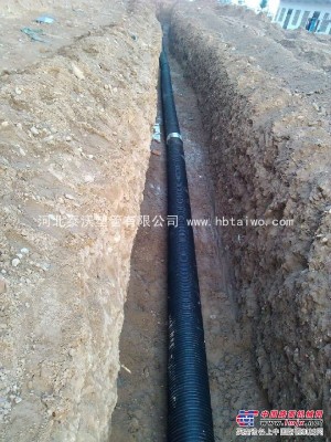 陕西塑钢缠绕管厂家 价格 HDPE塑钢缠绕管连接方式 报价