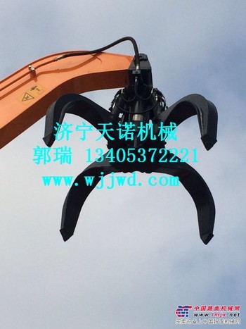 用于抓废铁、垃圾。