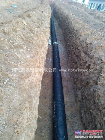 河南塑钢缠绕管 HDPE塑钢缠绕管 厂家 规格 报价 承插连