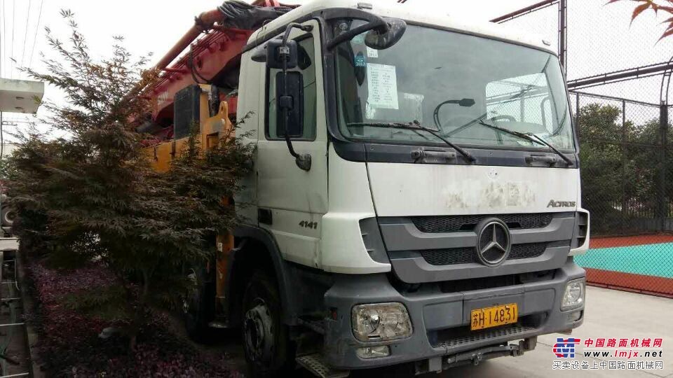 出售三一52米泵车 车况好 奔驰底盘 手续齐全