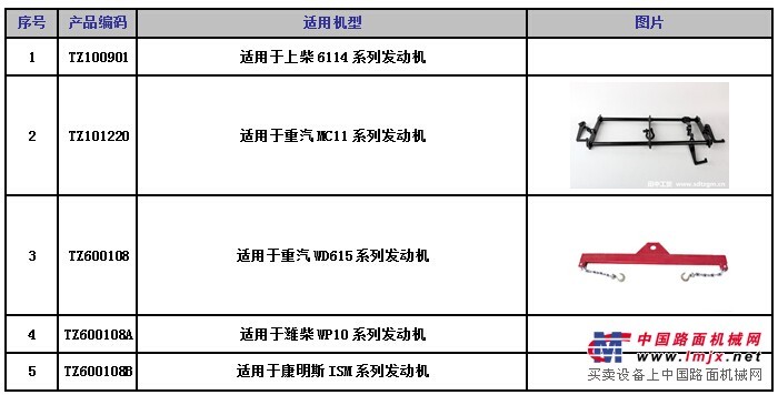 供应发动机吊具田中工贸 15年专业品质