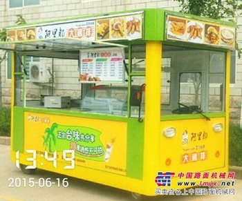 山东电动四轮餐车厂家/ 临沂鑫艺电动车