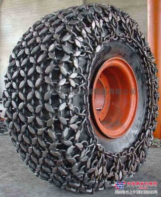 40型鏟車輪胎防護鏈20.5-25輪胎防滑鏈及配件