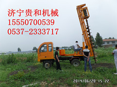 小型吊车，电线杆打桩机价格，贵和吊车打桩一体机