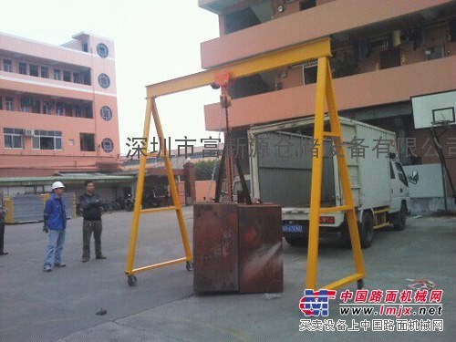 单梁移动吊架生产商，车间移动吊架定制，广州门式移动吊架
