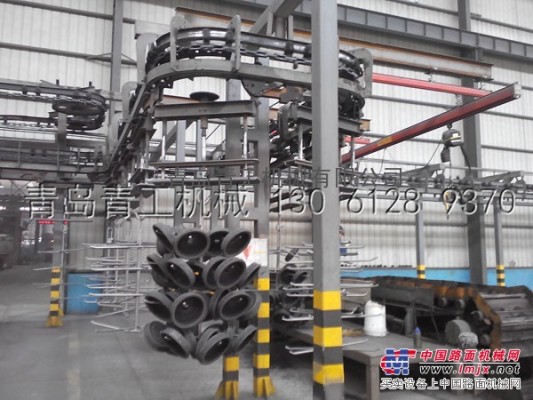 南京懸鏈式拋丸機工廠-懸鏈式拋丸機批發-青工機械