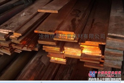 避雷防雷甘肃铜包钢扁线-恒泰厂家