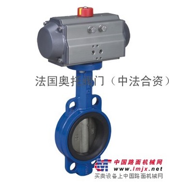 供应法国进口气动软密封蝶阀D641X