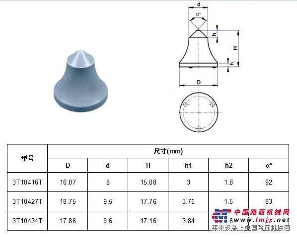 供应硬质合金球齿YG15c 钨钢挖路齿钻头粗颗粒耐磨 