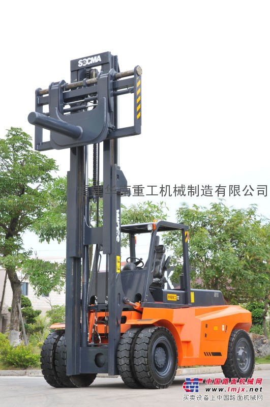 12吨叉车生产厂家租赁用叉车华南重工大吨位内燃重型12吨叉车