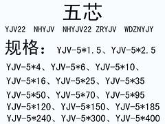 五芯电缆价格行情 浙江厂家推荐五芯yjv电缆【供销】