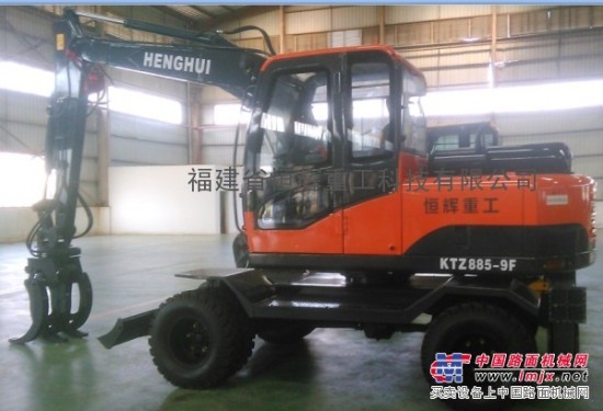 恒辉KTZ885-9F轮式蔗木装卸机（挖掘机）