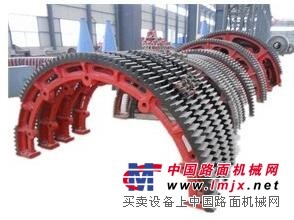 生產加工磨機大齒輪 球磨機配件 大齒輪廠家 大型鑄鋼件 